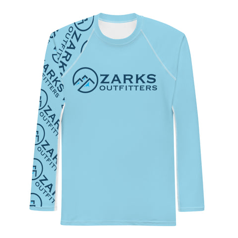Official Logo Repeat Performance Long Sleeve - Light Blue